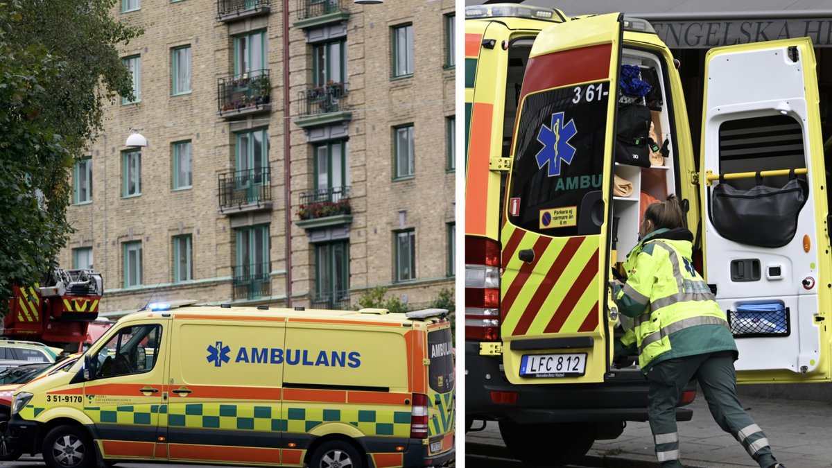 Kräver större ambulans – för att transportera kraftigt överviktiga. Arkivbilder